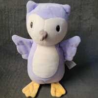 Leika Plush Purple White Owl Bird Soft Toy Stuffed Animal Mary Meyer