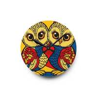 Vintage Modern Inspired Owl Acrylic Wall Clock,  Home Decor, Cute Gift for Owl Lovers, Unique Housew