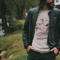 Owl & Wave Screen Print Tee: Asheville Hurricane Relief Fundraiser