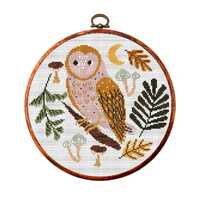 Cross stitch pattern, Owl, Cute bird, Counted cross stitch, Boho Nursery, Easy counted xstitch, begi