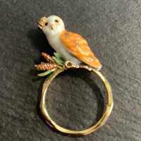 les neredies owl ring