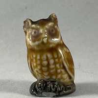 Vintage Wade Whimsie miniature porcelain Owl