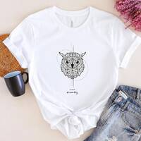 Bird Lover Tee, Fly High Dream Bigger, Owl T-shirt, Scary Owl, Bird Admirer T-shirt, Comfourt Colour