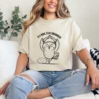 Yoga Owl T-Shirt: Fly High Stay Grounded, Spiritual Gift