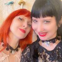 Midnight Owl Enchanted Black Pom Pom Nature Goth Romantic Mystical Hand Made Chokers