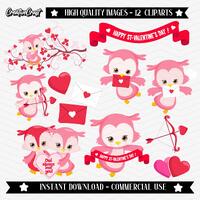 12 png Clipart Buho San Valentin 300 DPI M&aacute;xima Calidad, imagenes predise&ntilde;adas, dise&n