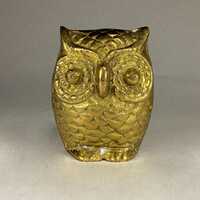 VINTAGE BRASS OWL - Cute as a Button