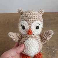Handmade Crochet Owl Cuddly Toy