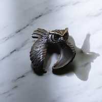 Flying Owl Sterling Silver Ring | Nature Bird Jewelry