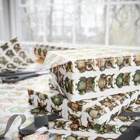 Wrapping Papers, Owl Theme Gift Wrap for Birthday, Christmas, Holidays - Cute Animal Print, Eco-Frie