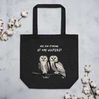 Funny Owl Eco Tote Bag