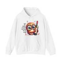 Funny Owl Wine Hoodie, Unisex Hooded Sweatshirt for Wine Lovers, Gift for Friends, Cute Animal Sweat