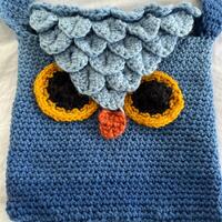 Crochet Owl Crossbody Bag – Handmade Animal Purse for Kids or Adults – Cute Owl Shoulder