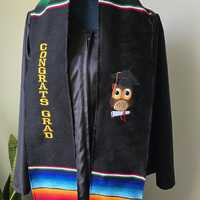 OWL Graduation Sash, Graduation Scarf, Class of 2025 Graduation Swag, Sarape Scarf
