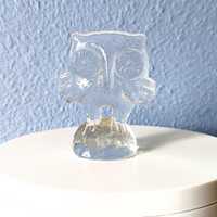 Vintage Kosta Boda Viking Krona Glass 1960s Owl