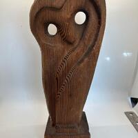 Wooden Witco inspired MCM owl statue