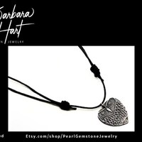 Owl Pendant Leather Choker Necklace with Adjustable Slider Knots