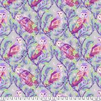 Free Spirit Tula Pink Moon Garden Night Owl Dusk Cotton Fabric By The Yard
