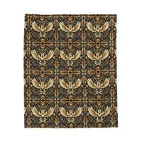 Velveteen Plush Blanket: Decorative Owl Design, Cozy Throw