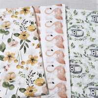 Flower Cotton Fabric,Flamingo Fabric,Owl Fabric,Quilting Fabric,Cotton Fabric,Printed Fabric,Dress F