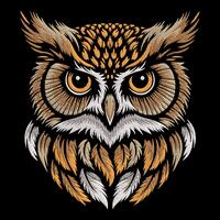 Majestic Owl Embroidery Design, Floral Owl Machine Embroidery File, Bird Embroidery Design