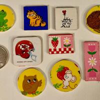 Vintage Garfield, Boynton kitty,mouse,owl,frog,porcupine,strawberry,daisy,Kansas City football, hand