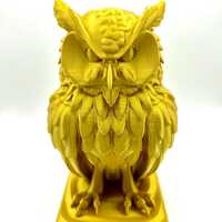 Golden Owl Figurine (16 cm)