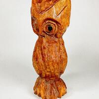 Meet Oliver: Hand-Carved Wooden Owl