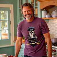 Chef Owl T-Shirt Unisex Comfort Colors 1717 -Who Cooks For You- Barred Owl Perfect Chef Kitchen Gour