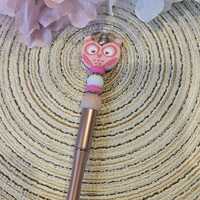 Pink Owl Refillable Pen