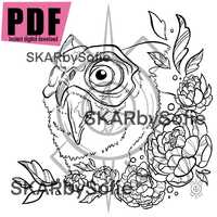 Coloring Page "OWL" | Instant Download Printable (PDF)