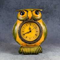 Vintage owl clock, Bird Clockchildren's  clock, Children's Day gift, cute  clock, birthday g