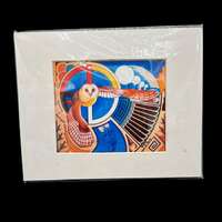 Spirit Guide - Owl Art Native America Southwest Barn Owl Jerome Martinez Giclée Art Print New
