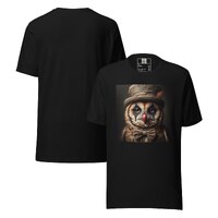 Owl - Melancholy Clownimals Unisex t-shirt