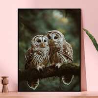 Cozy Owl Puzzle for Nature Lovers, Family Bonding Activity, Eco-Friendly Fun, Gift for Kids and Adul