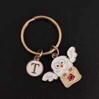 Owl Sending Letter Keychain Gift For Boy Girl