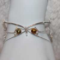 Bracelet Owl Design Sterling Silver Filled