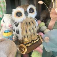 Furry Owl woodland creature