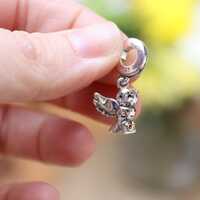 Silver 925 Character Harry Potter Hogwarts Owl Charm fits Pandora Bracelet