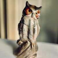 Vintage Ceramic Owl Figurine Inarco Japan 1970s