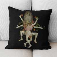 Hieronymus Bosch - Dancing Owl Pillow, Art Decorative pillow