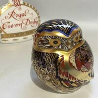 Royal Crown Derby LITTLE OWL Paperweight