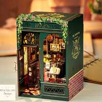DIY Book Nook Kit – Owl Bookstore | Cozy Miniature Bookshop for Book Lovers & Gift Givers 
