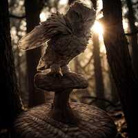 Owl Decor 3D STL File, 3D Printing Model