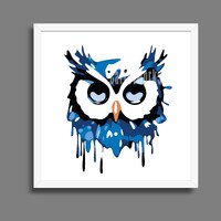 Owl Art Shadow Box Template: Laser Cut File (Digital Download)