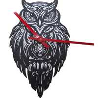 Owl Working Clock