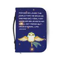 Ahsoka MORAI BIBLE COVER - Inspirational Faith Journal Cover, Christian Gifts, Religious Symbol, Owl
