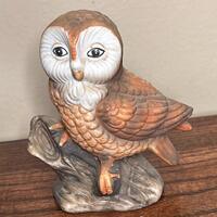 Vintage Charming Ardco Owl Figurine