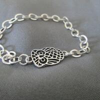 Silver Owl Bracelet