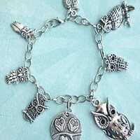 Owl Charm Bracelet